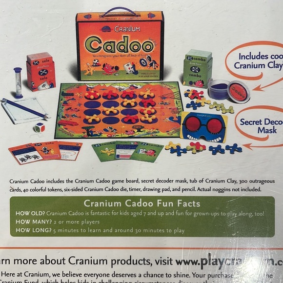 Cranium Cadoo best toy award game of the year ages 7+ Two or more players - Picture 5 of 6